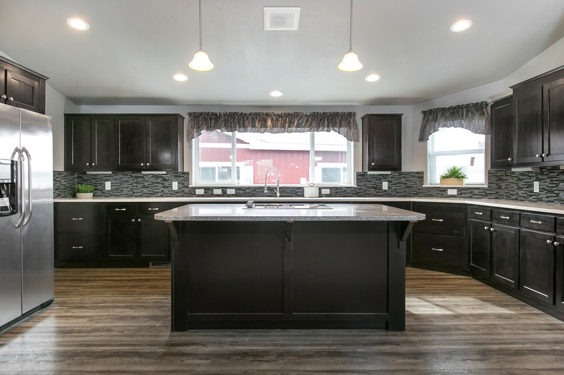The GSP643K PLATINUM SERIES Kitchen. This Manufactured Mobile Home features 3 bedrooms and 2 baths.