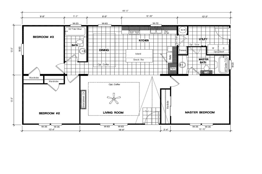 The ING483F PINE (FULL) GW Floor Plan