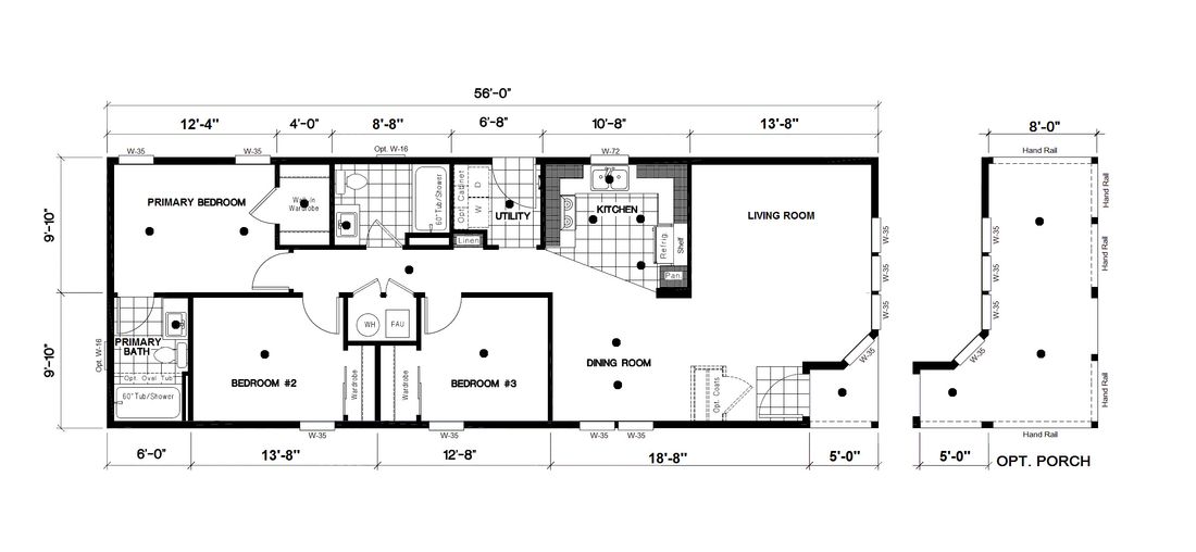 The DRM561P 2056' DREAM Floor Plan