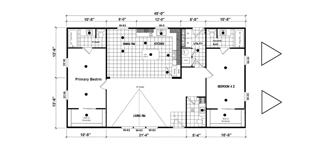 The TH482F CLAYTON Floor Plan