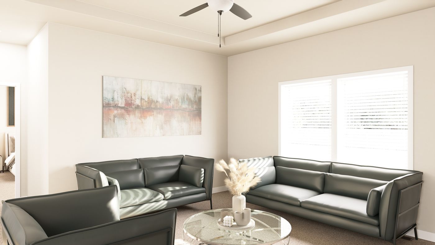 The ING764G WEEPING WILLOW GW Living Room. This Manufactured Mobile Home features 4 bedrooms and 2 baths.