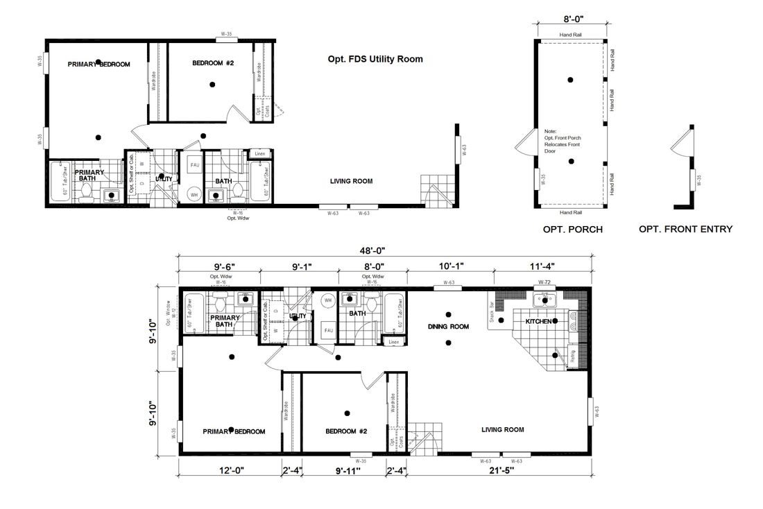 The DRM482P 2048' DREAM Floor Plan